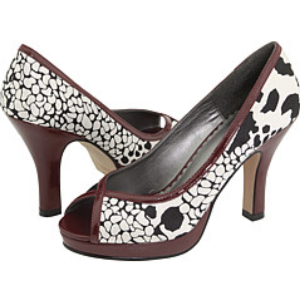 MaddenGirl leopard black white heels